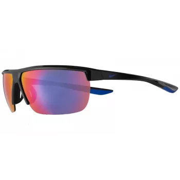 NIKE Unisex NIKETEMPESTSE Okulary przeciwsłoneczne - 67/12/122 mm - Oprawka matowa czerń, soczewki dymnoszare