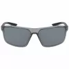 Okulary przeciwsłoneczne sportowe męskie NIKE WINDSTORMC46 - Matowa czerń/szary - soczewka 65 mm - 100% ochrona UV