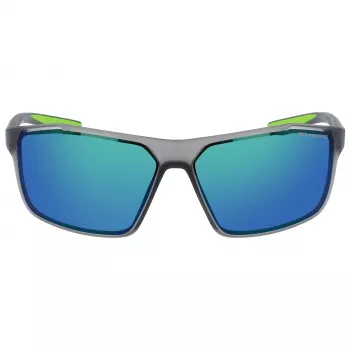 Okulary przeciwsłoneczne NIKE WINSTORMMCW4 dla mężczyzn - oprawka matowa czarna, soczewki Smoke Grey, szerokość soczewki 65mm