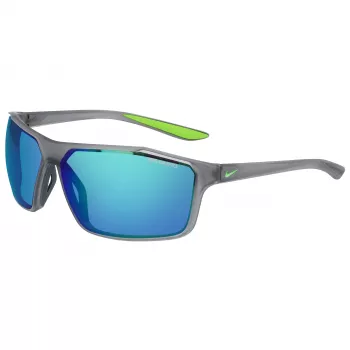 Okulary przeciwsłoneczne NIKE WINSTORMMCW4 dla mężczyzn - oprawka matowa czarna, soczewki Smoke Grey, szerokość soczewki 65mm