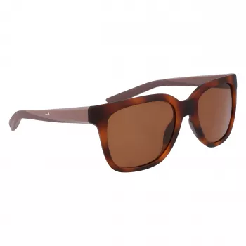 Okulary przeciwsłoneczne NIKE Damskie NKFV2412-203 Ciemnobrązowa kwadratowa oprawka, brązowe szkła 51/18/135 mm