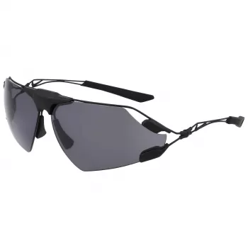 Okulary przeciwsłoneczne Nike Zeus Edge męskie - matowa czerń/szary odcień - soczewka 76 mm - ochrona UV400