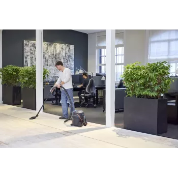 Nilfisk Office sucha odkurzacz z nawijaczem kabla, z recyklingu plastik, 10L, 800W, HEPA H13, 62dB
