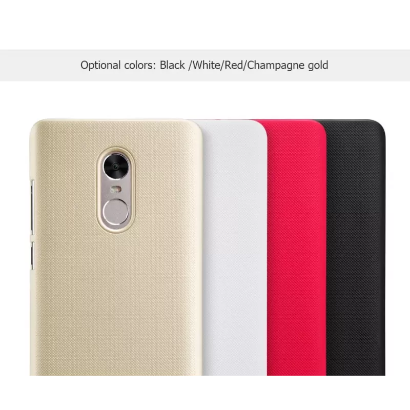 Nillkin Super Frosted Shield Case do Xiaomi Redmi Note 4 / Note 4X - Czerwony