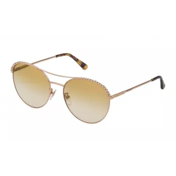 Okulary przeciwsłoneczne damskie Nina Ricci SNR164580648 - Oprawka acetatowa, ochrona UV400, soczewka 58 mm