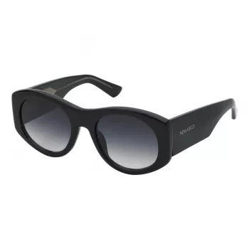 Okulary przeciwsłoneczne NINA RICCI damskie motylkowe SNR396-540700 Czarny/Szary 54mm