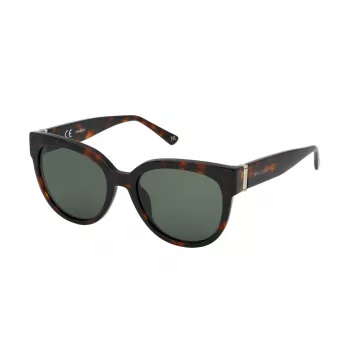 Okulary przeciwsłoneczne damskie NINA RICCI SNR2615409AT Motyl Kocie Oko Brąz Havana 54mm