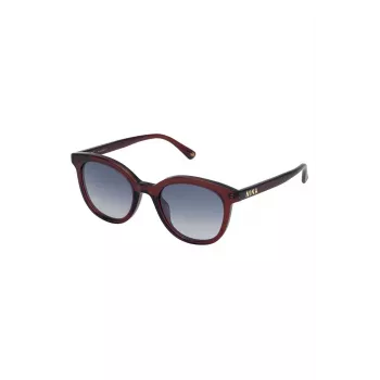 Okulary przeciwsłoneczne damskie NINA RICCI SNR264-500AFD Havana Brown Gradient Butterfly