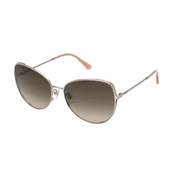 Okulary przeciwsłoneczne damskie NINA RICCI SNR302-600A32 Havana/Brown Tortoise oprawka brązowe soczewki gradientowe 60/16/135 mm