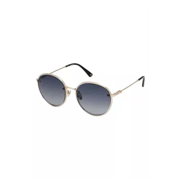 Okulary przeciwsłoneczne damskie Nina Ricci SNR303-540300 - szare soczewki gradientowe - oprawka acetatowa