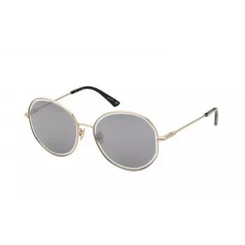 Okulary przeciwsłoneczne damskie NINA RICCI SNR320M58300Y, oprawka motylkowa z acetatu, soczewki gradientowe szare, 58 mm