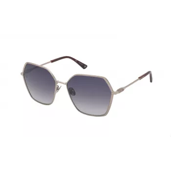 Okulary przeciwsłoneczne Nina Ricci damskie SNR327590A39 - Oprawka acetatowa, ochrona UV400, soczewki 59 mm