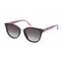 Okulary przeciwsłoneczne damskie NINA RICCI SNR3585401CK - czarna oprawka acetatowa, szare soczewki gradientowe, 54/19/140 mm