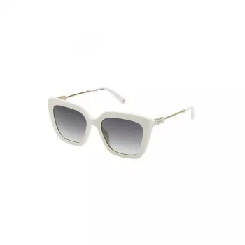 Okulary przeciwsłoneczne damskie NINA RICCI SNR379543GFG - Złota oprawka, brązowe soczewki gradientowe, 54mm