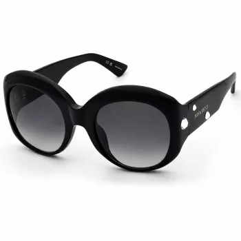 Okulary przeciwsłoneczne NINA RICCI dla kobiet SNR440S570700 - Oprawka motylkowa z acetatu z soczewkami gradientowymi w kolorze szarym
