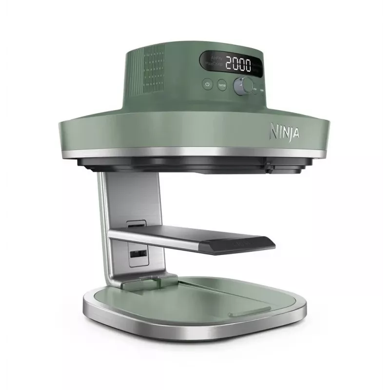Ninja AS090EUGN 5-in-1 XL Glass Air Fryer Crispi Pro, 5.7 L, 2050 W, Moss Green