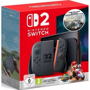 Konsola Nintendo Switch 2 OLED Biała + Super Mario Bros. Wonder + Hogwarts Legacy