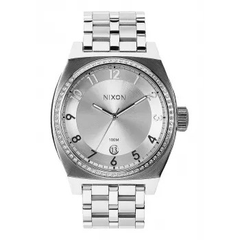 Zegarek damski NIXON A325-1874-00 40mm Różowe Złoto Stal Szlachetna Brązowa Skóra