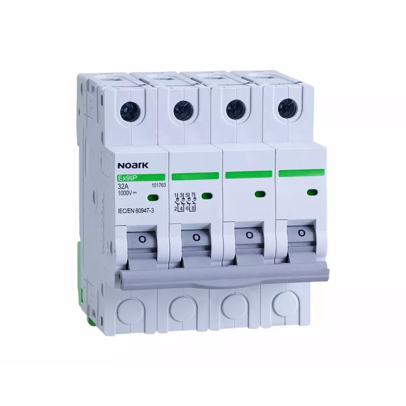 NOARK DC Isolator Switch 4-Pole 50A 1000V DC do systemów fotowoltaicznych