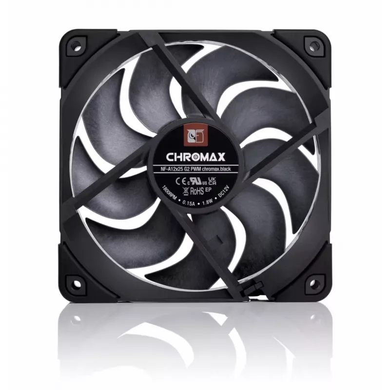 Noctua NF-A12x25 G2 PWM chromax.black 120mm Wentylator