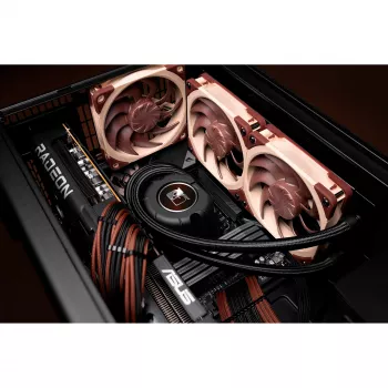 Noctua NL-LC1-24 Low-Profile CPU Air Cooler dla AMD AM4 (Ryzen) - Czarny/Brązowy