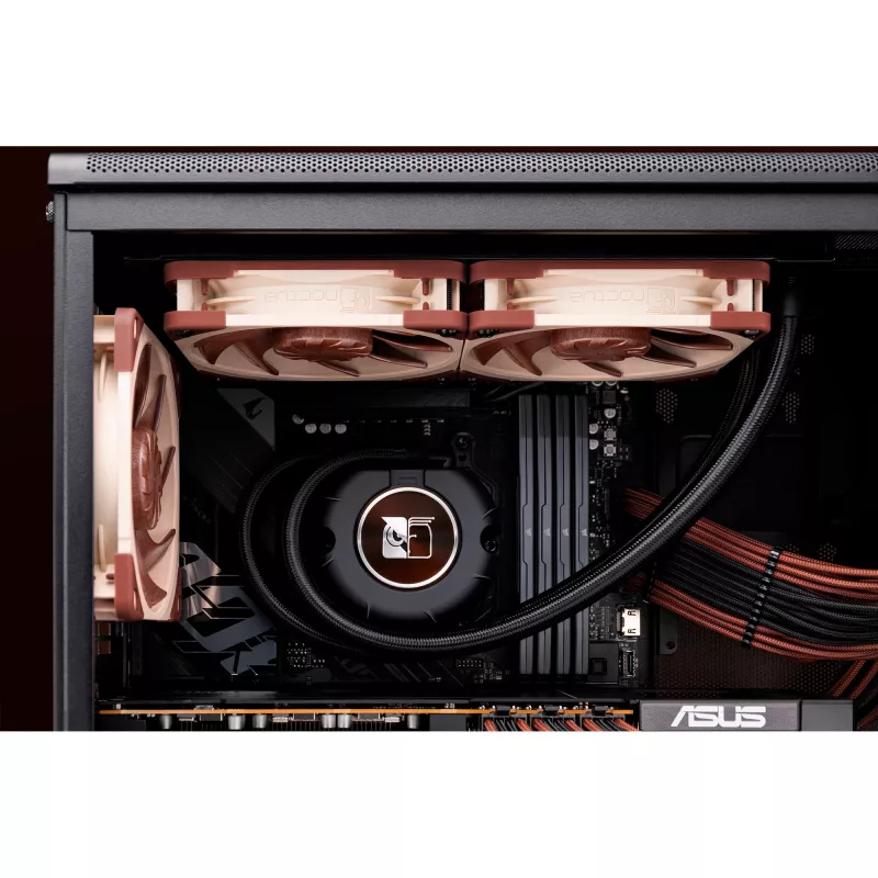 Noctua NL-LC1-24 Low-Profile CPU Air Cooler dla AMD AM4 (Ryzen) - Czarny/Brązowy