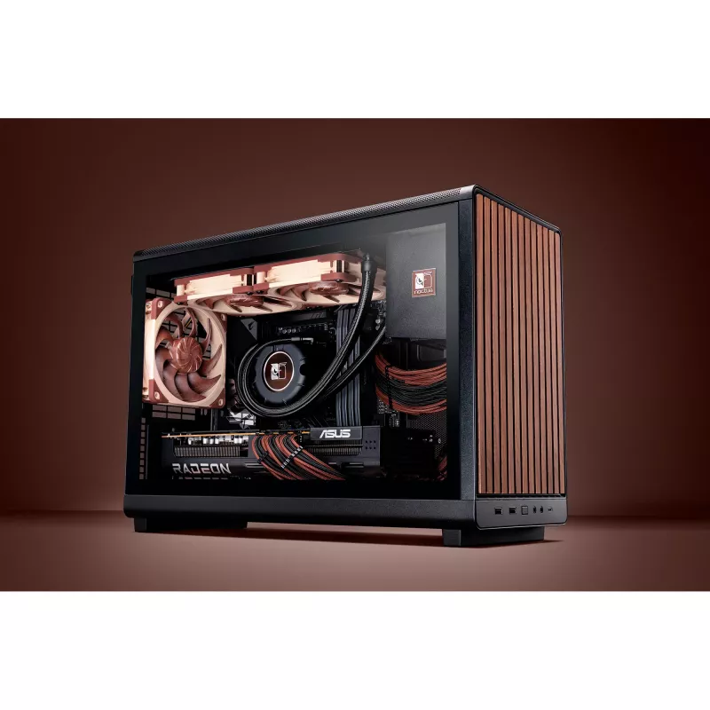 Noctua NL-LC1-24 Low-Profile CPU Air Cooler dla AMD AM4 (Ryzen) - Czarny/Brązowy
