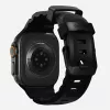 NOMAD Rocky Point Band do Apple Watch 46mm/49mm z FKM i tytanem (Carbon Black, Black Hardware)