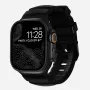 NOMAD Rocky Point Band do Apple Watch 46mm/49mm z FKM i tytanem (Carbon Black, Black Hardware)
