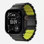 NOMAD Stratos Band - Titanium Bracelet for Apple Watch 49mm z FKM (Black Titanium, Volt FKM)