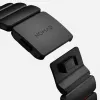 NOMAD Stratos Band - Bransoleta tytanowa do Apple Watch 49mm z FKM (Black Titanium, Ultra Orange FKM)