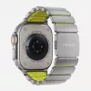 NOMAD Stratos Band - Titanowa bransoleta do Apple Watch 49mm z FKM (Natural Titanium, Volt FKM)