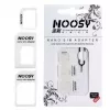 Zestaw adapterów do kart SIM Noosy NS-SIM-WH biały (Nano/Micro na Micro/Standard, 3 adaptery + igła do wysuwania)