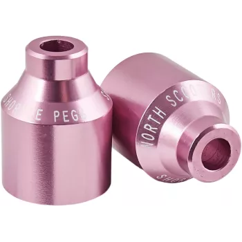North Shortie Pro Scooter Peg - 50mm Czarny Anodowany Aluminium Para