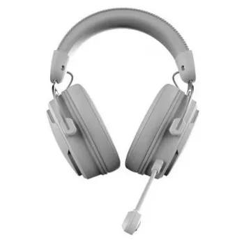 Nubi NH1 Przewodowy Nauszny Headset Gamingowy z Podświetleniem RGB, Przetwornikami 50mm, Mikrofonem Izolującym Hałas - Biały