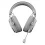 Nubi NH1 Przewodowy Nauszny Headset Gamingowy z Podświetleniem RGB, Przetwornikami 50mm, Mikrofonem Izolującym Hałas - Biały