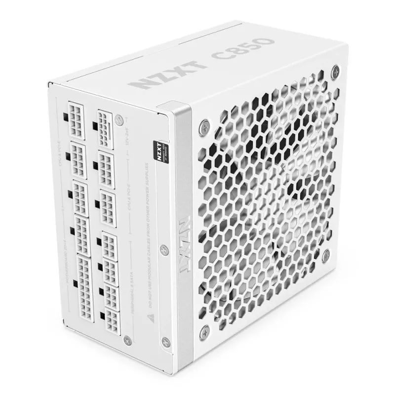 NZXT C850 Gold ATX 3.1 W pełni modułowy zasilacz - 850W, 80 PLUS Gold, biały