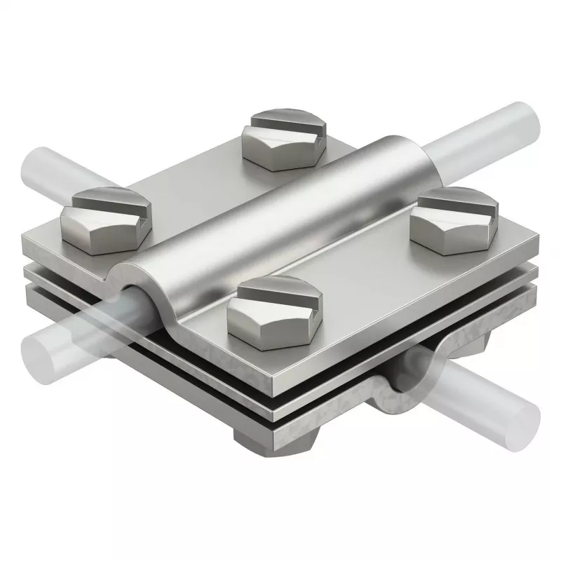 OBO Bettermann 252 8-10 V4A Krzyżowy łącznik dla przewodów 8-10 mm (5312318)