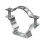 OBO BETTERMANN ASL 733 53 ALU Obejma Dystansowa z Otworem Podłużnym, 44-53 mm, Aluminium, 1362834
