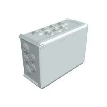 Puszka przyłączeniowa OBO Bettermann T350, 285x201x120 mm, jasnoszara RAL 7035, IP66, bezhalogenowa 2007125