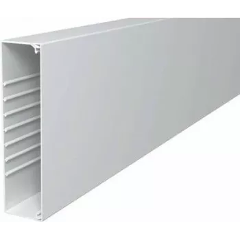 Kanał ścienno-sufitowy OBO BETTERMANN WDK60230RW 60x230x2000mm PVC Czysty Biały z Perforacją Podstawy