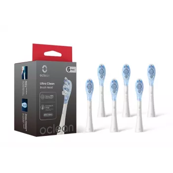 Oclean Ultra Clean UC03 wymienne główki szczoteczki (6 sztuk) – białe