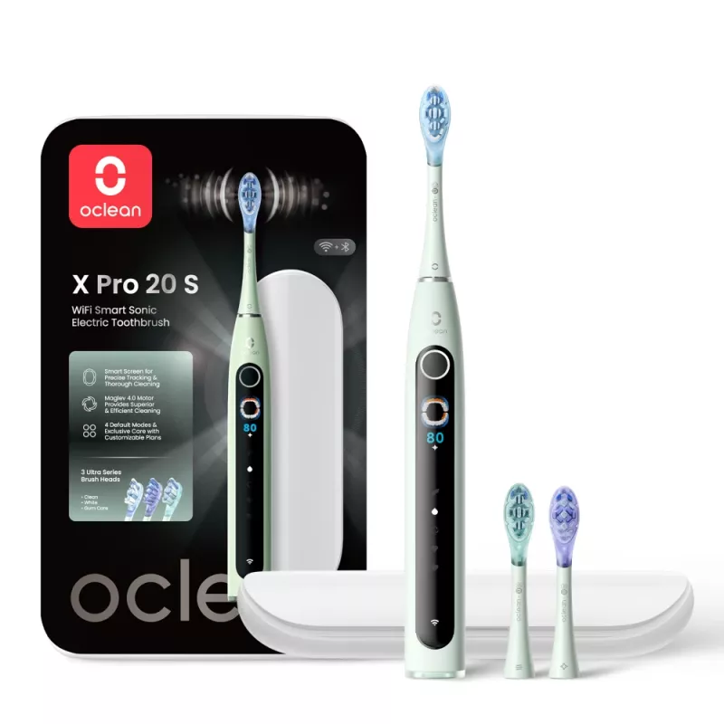 OCLEAN X Pro 20 S Elektryczna szczoteczka do zębów Zielony