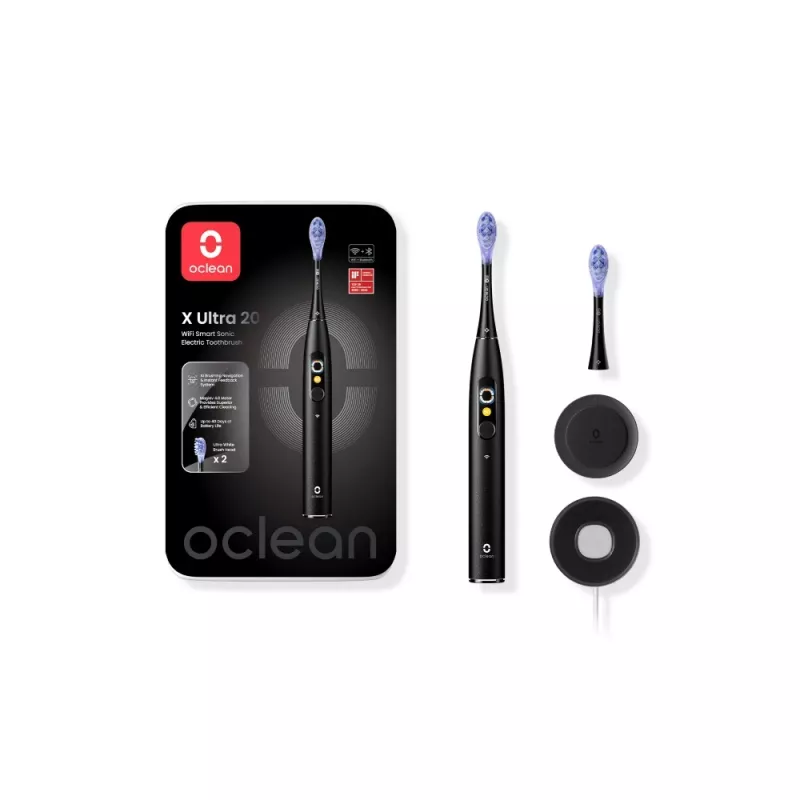 OCLEAN X Ultra 20 Czarna Szczoteczka Elektryczna