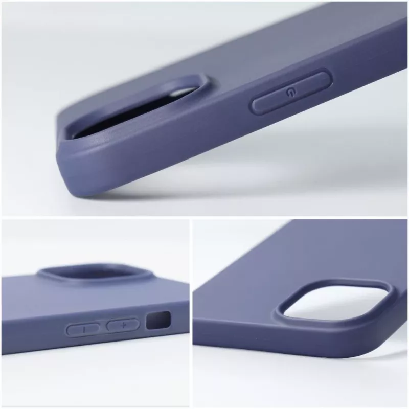 Etui OEM do Honor X6c Matowy Niebieski Silikonowy Tylny Pokrowiec