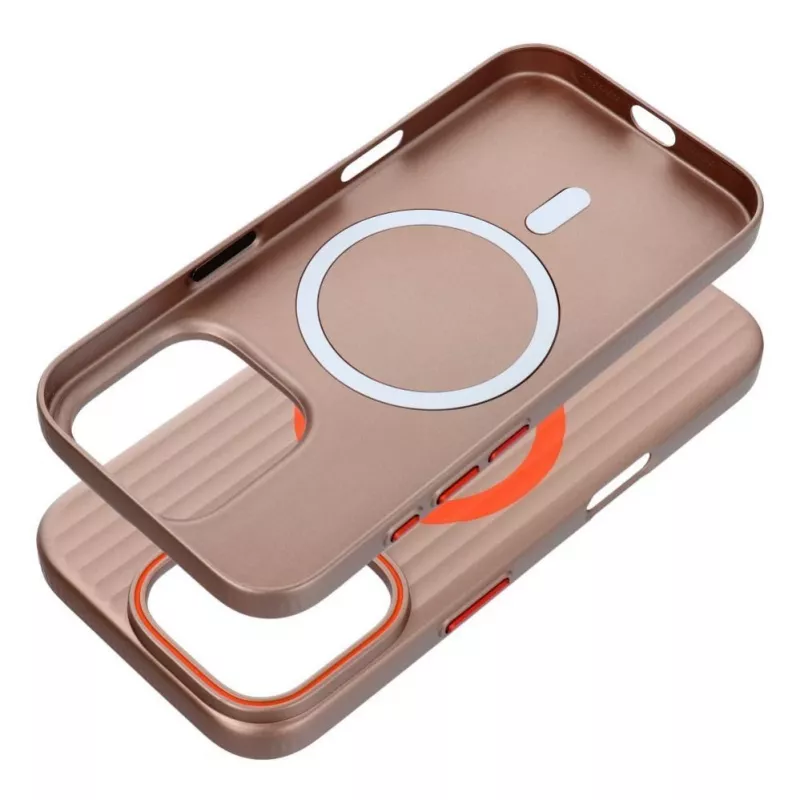 Etui OEM do iPhone 15 Pro Max, kompatybilne z MagSafe, Titanium Desert