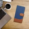 OEM Flip Case do iPhone 16 Pro Max Jeans Book Niebieski