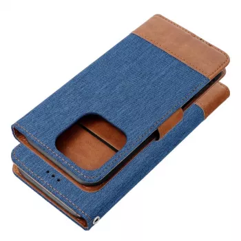 OEM Flip Case do iPhone 16 Pro Max Jeans Book Niebieski