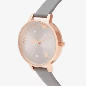 OLIVIA BURTON Wishing Star Zegarek damski OB16PQ03 34 mm Różowe złoto