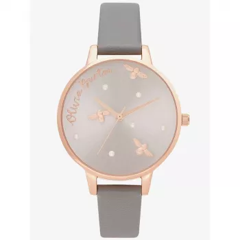 OLIVIA BURTON Wishing Star Zegarek damski OB16PQ03 34 mm Różowe złoto